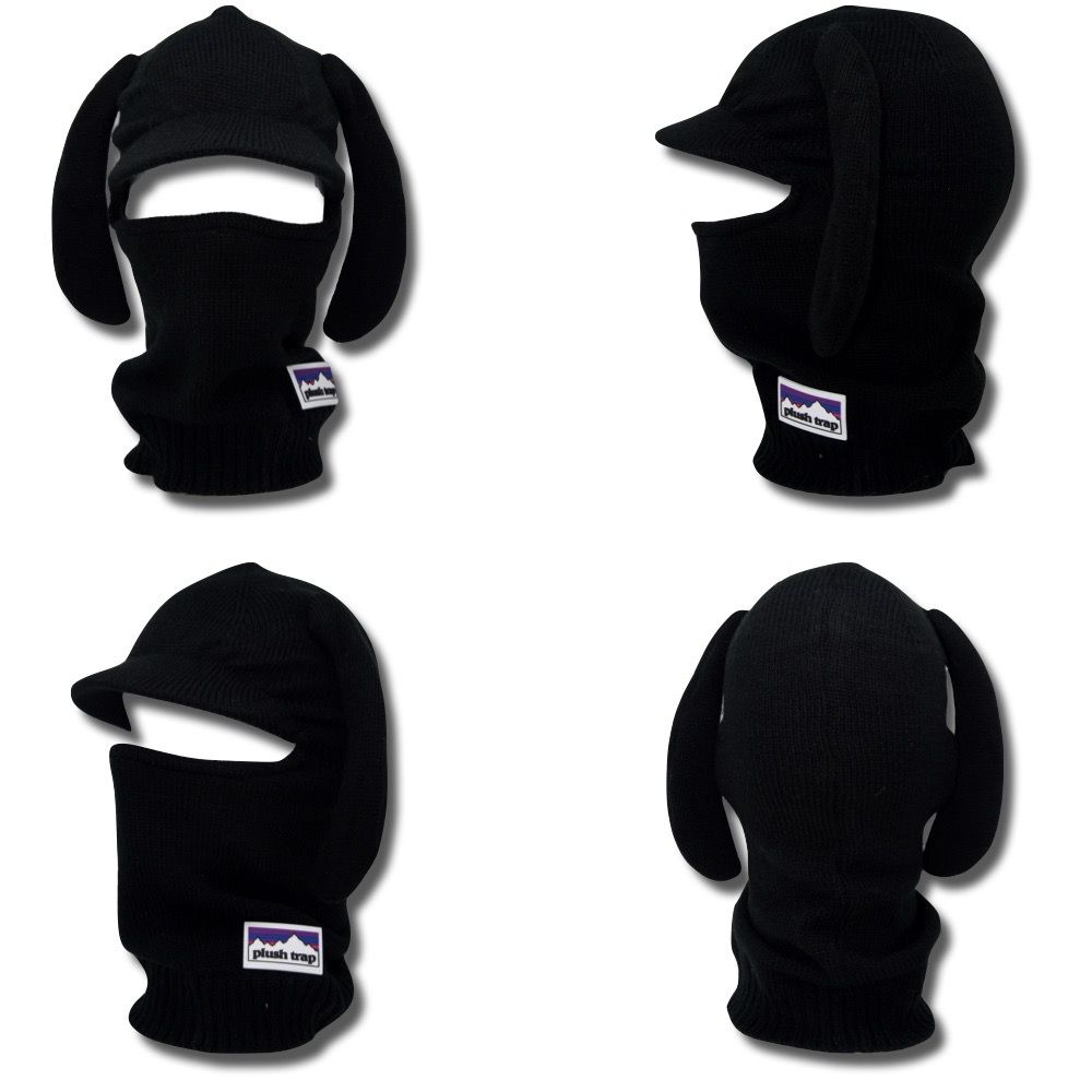 Black Brim 1-Hole Balaclava Streetwear Ski Mask