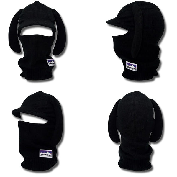 Black Brim 1-Hole Balaclava Streetwear Ski Mask