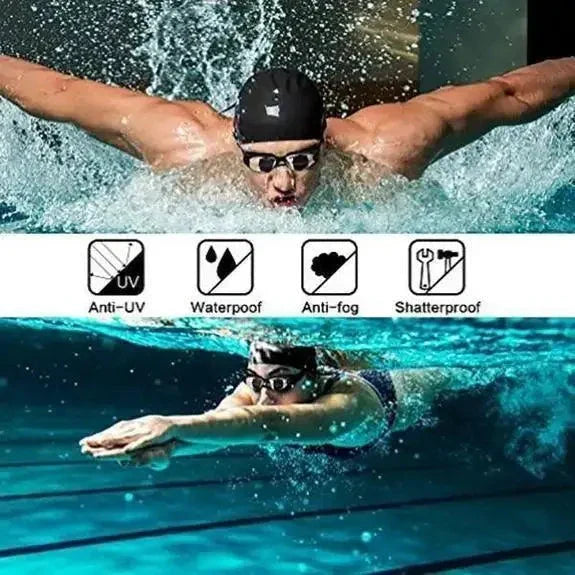ClearView HD Swim Goggles Adjustable Comfort Fit