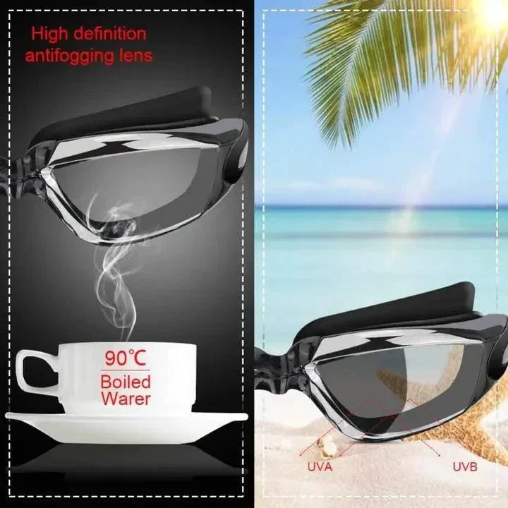 ClearView HD Swim Goggles Adjustable Comfort Fit